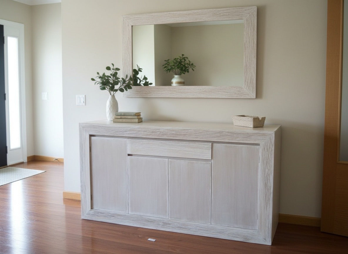 Aparador a medida en madera de teca estilo oriental AM202109281417