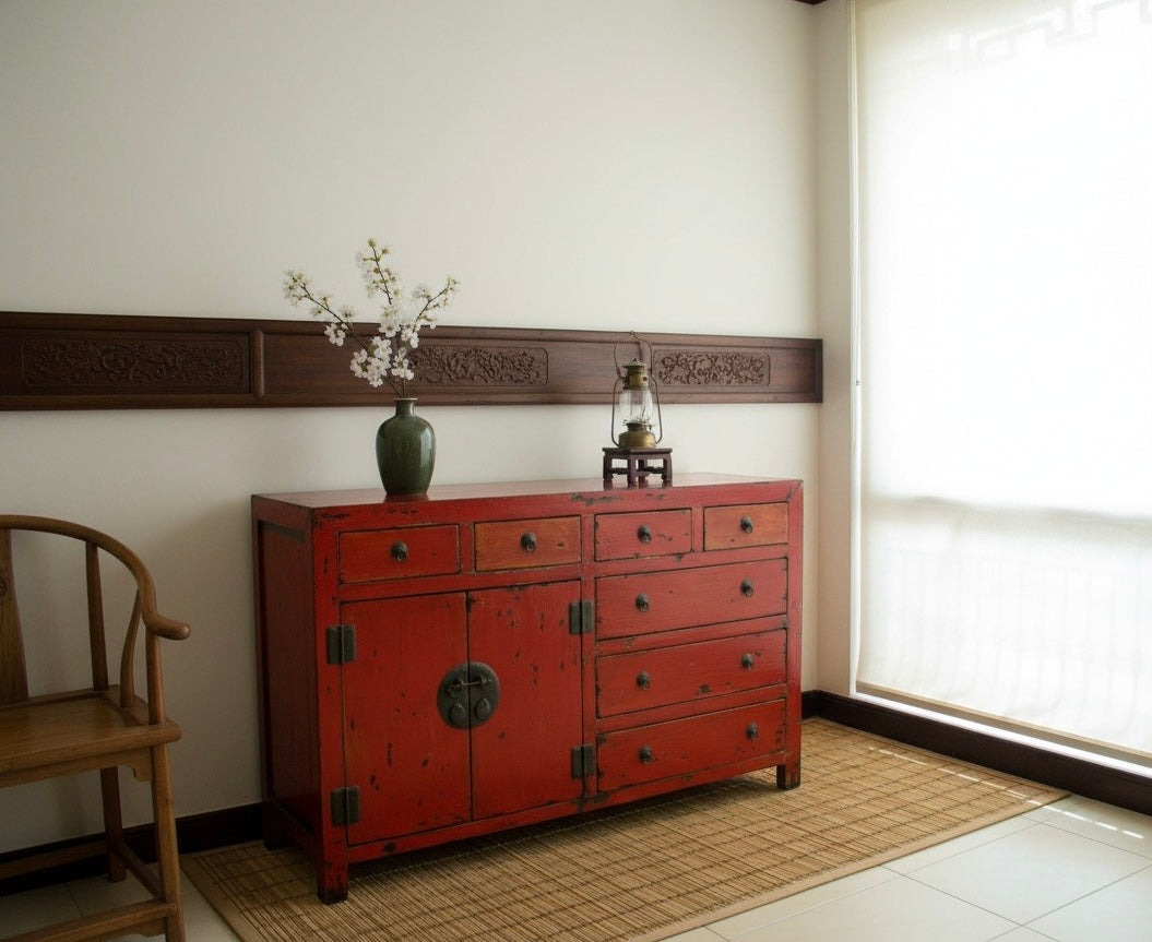 Aparador colonial asiático a medida 53/91