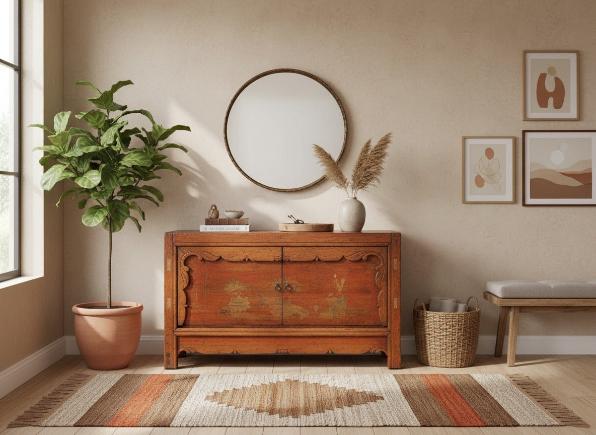 Aparador colonial asiático a medida 82/91