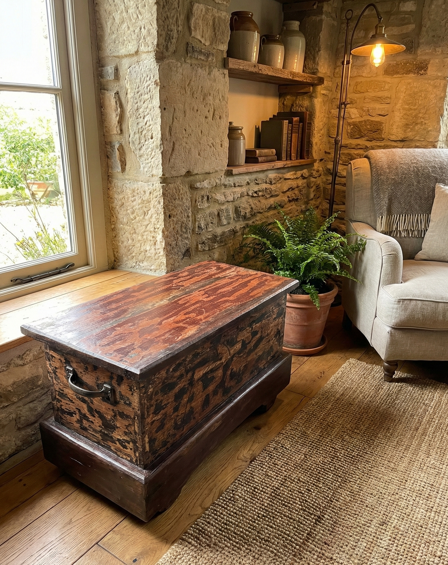 Baúl a medida teca AM15/34