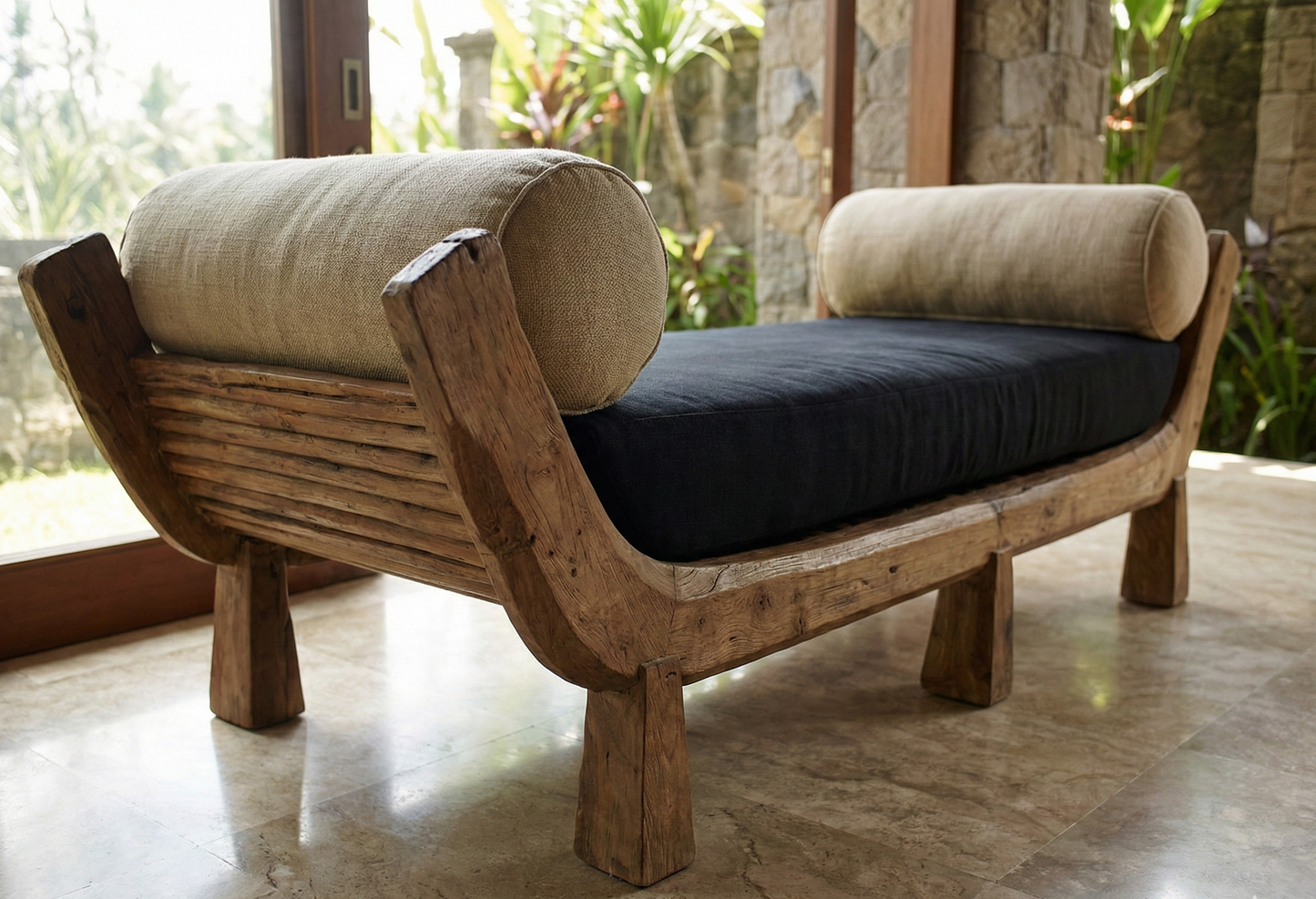 Banco colonial asiático a medida AM02/54