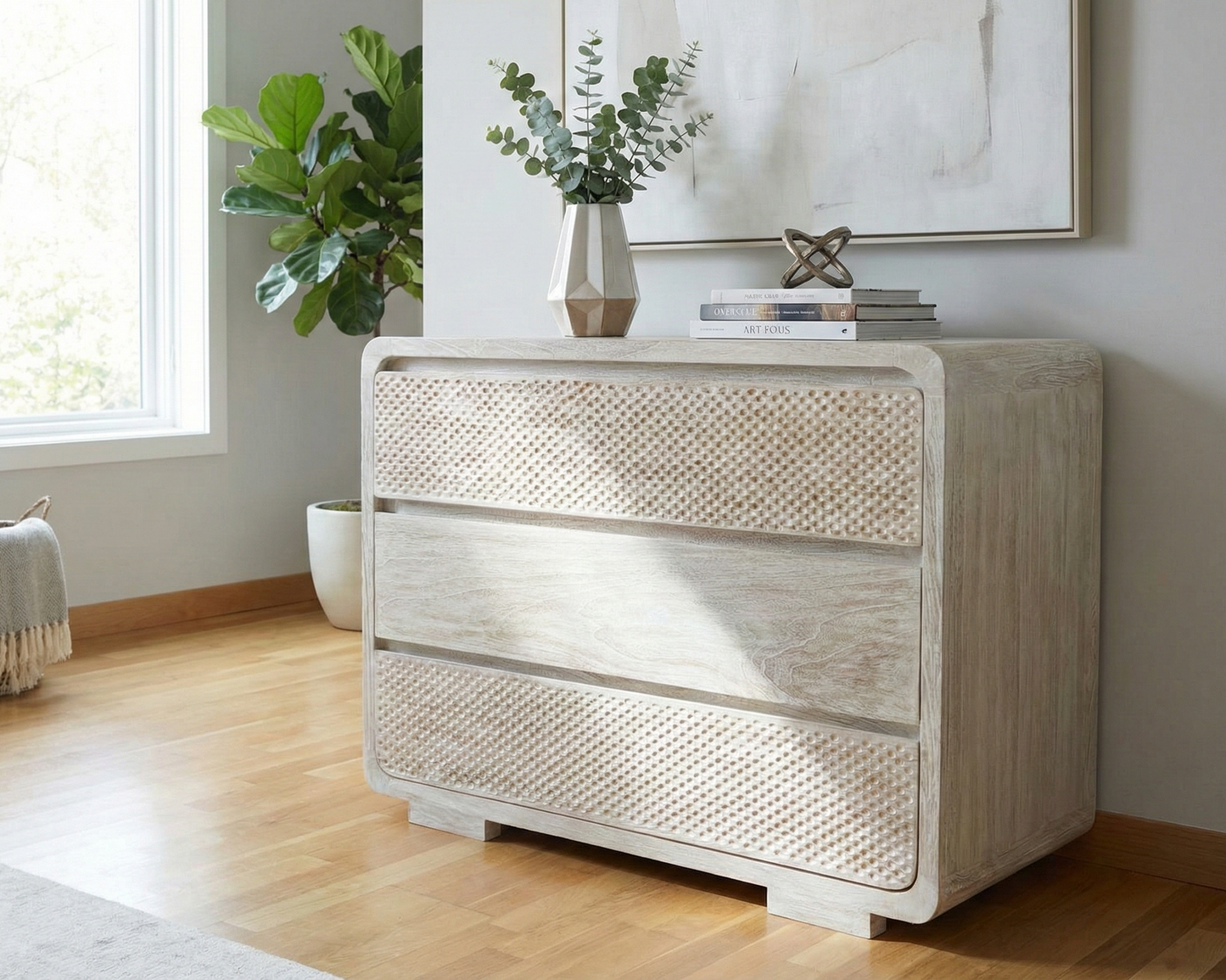 Cómoda colonial a medida teca a medida AM-20242