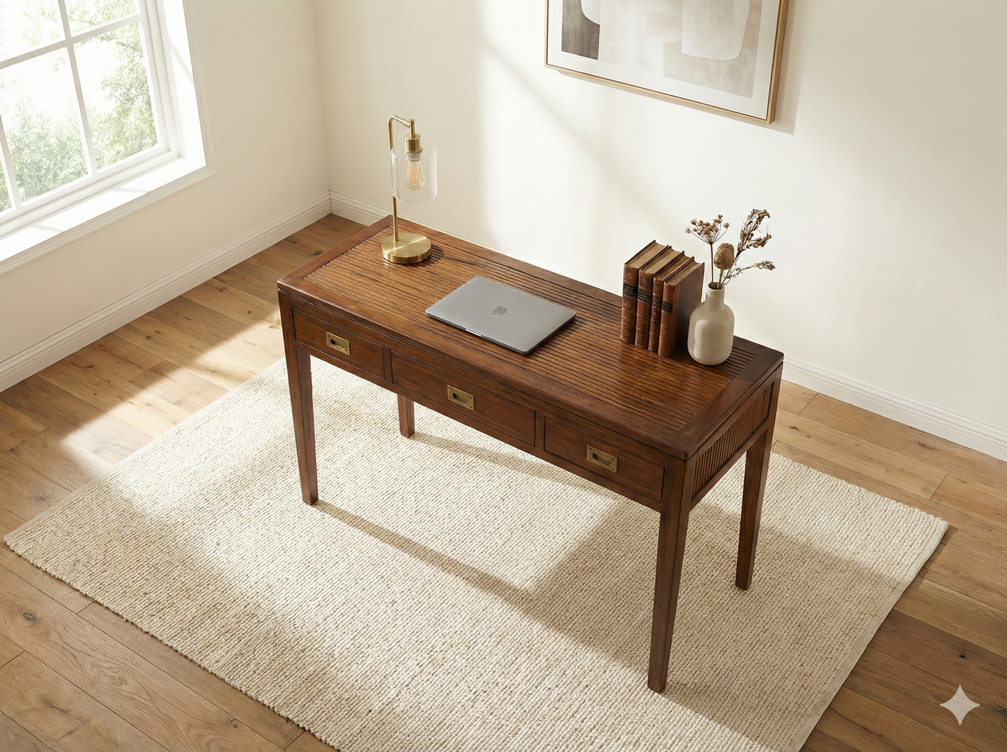 Consola colonial asiática a medida teca bambú 13/48