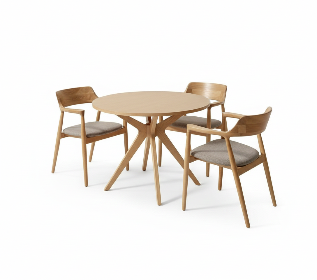 Silla colonial asiática teca AM-13758