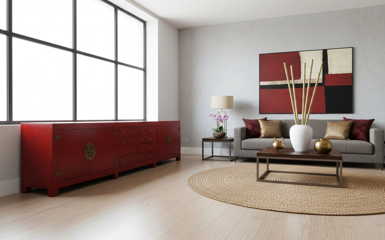 Aparador colonial asiático a medida 03/91