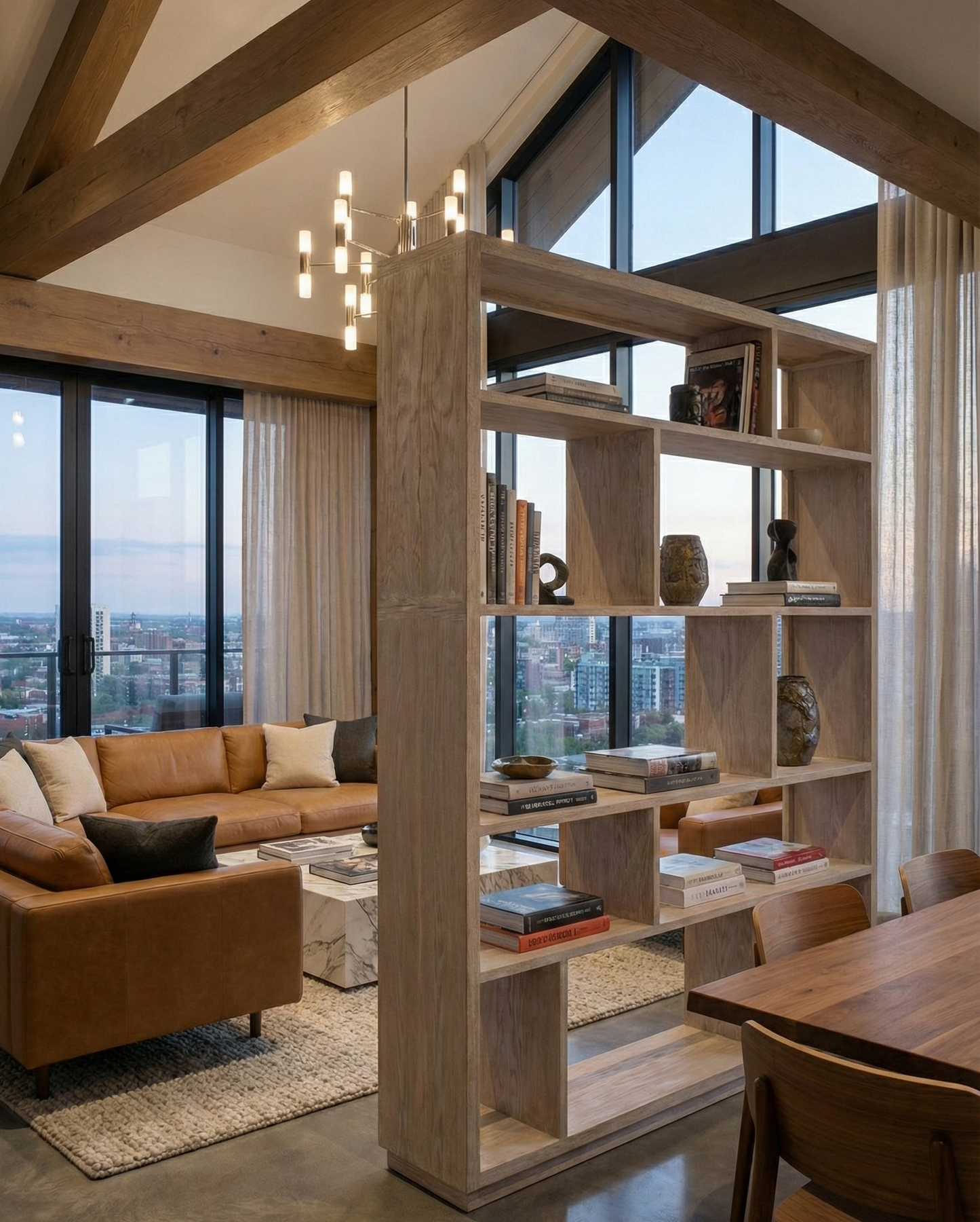 Librerías colonial asiática a medida teca 46/64