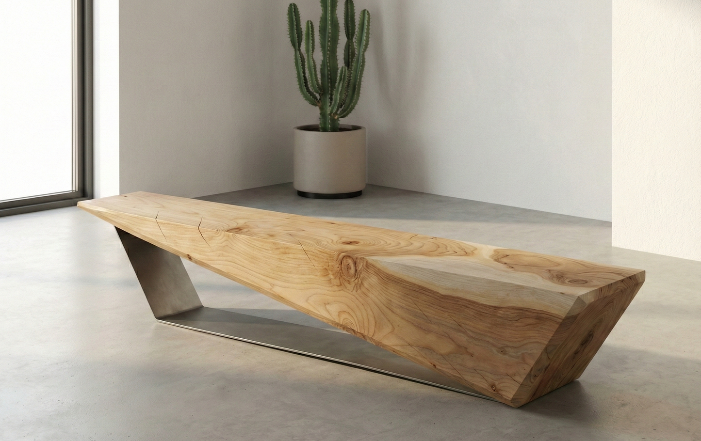 Banco colonial asiático moderno a medida en SUAR y metalAM42/54