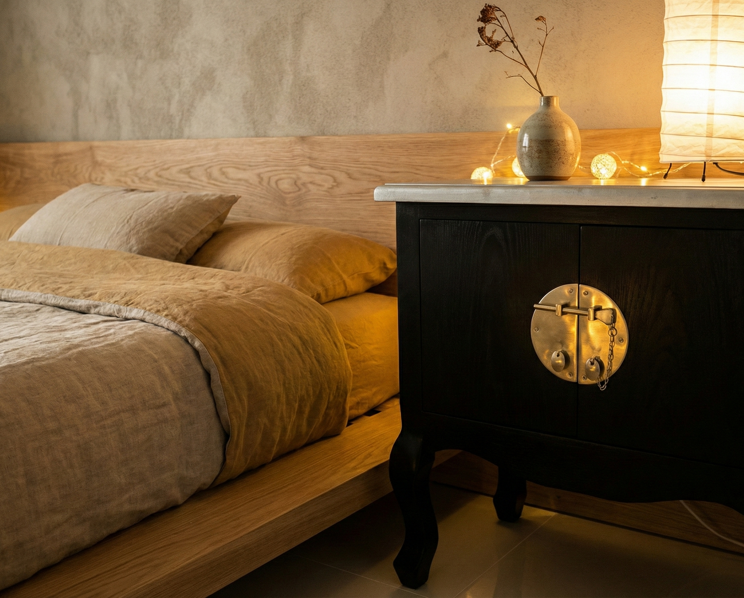 Mesilla colonial a medida teca AM10/63