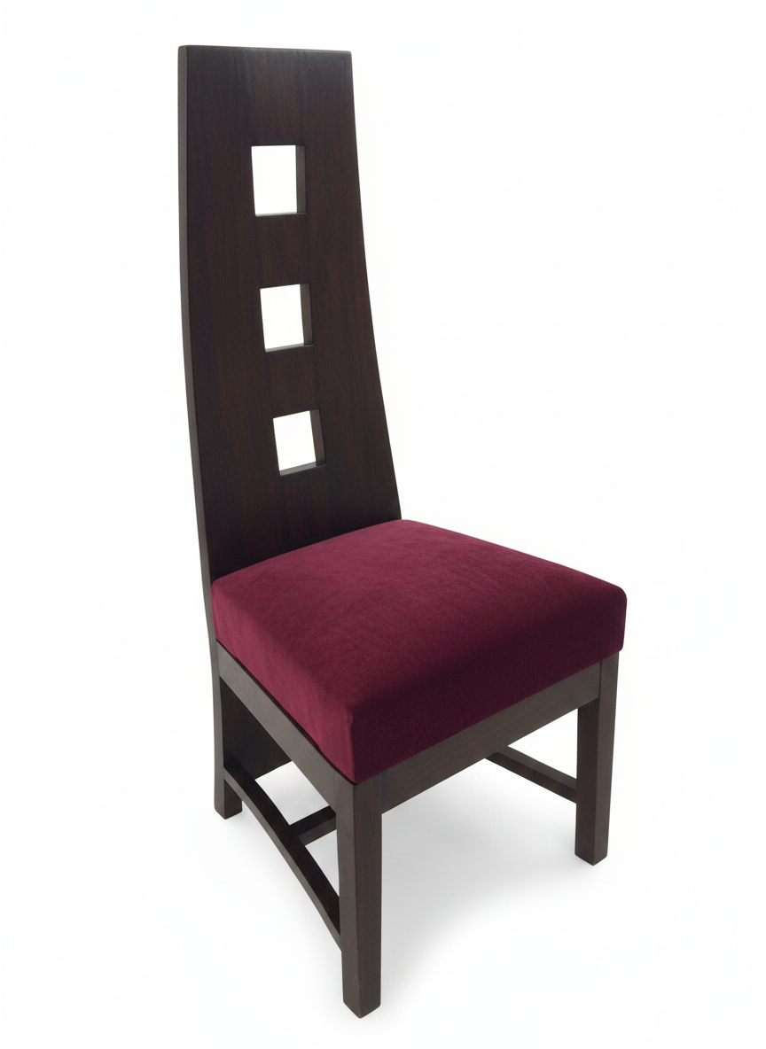 Silla Comedor colonial asiática teca 09/51