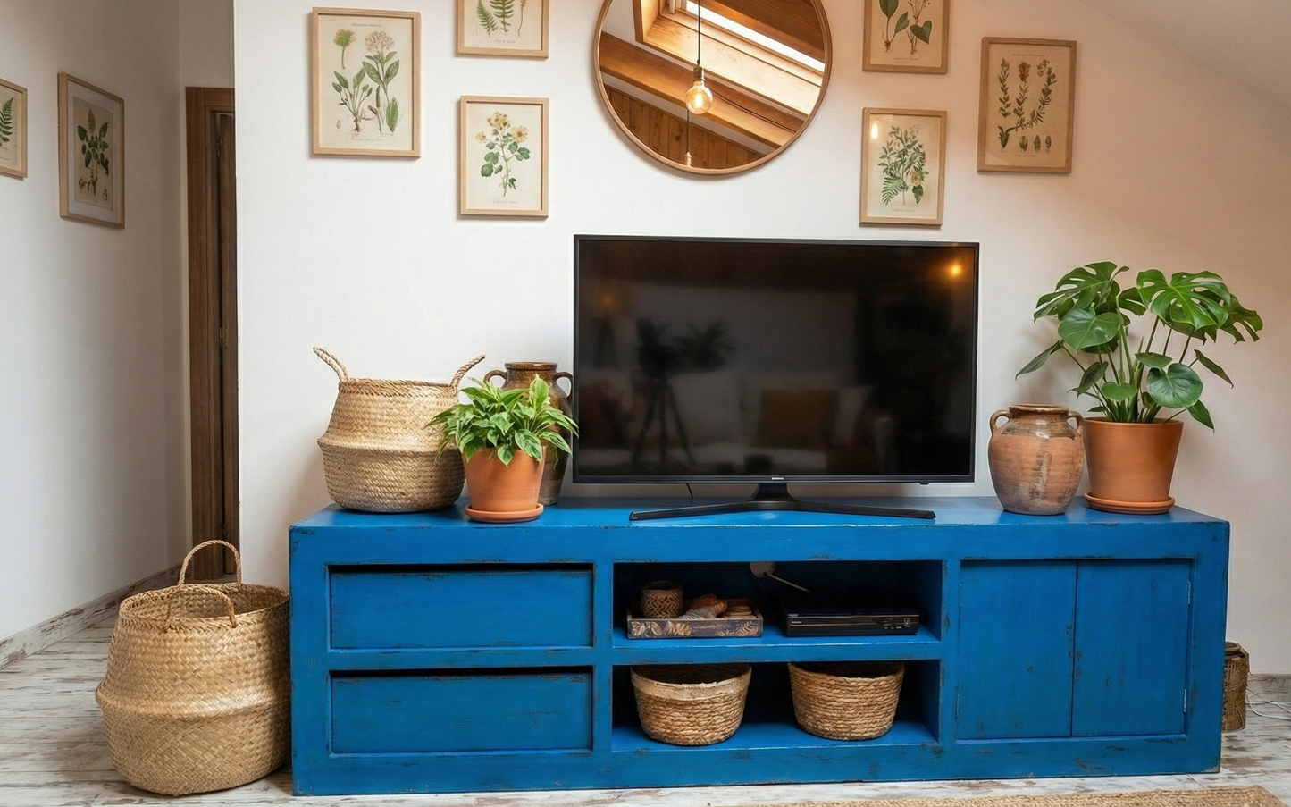Mueble Tv , a medida teca AM202404111423