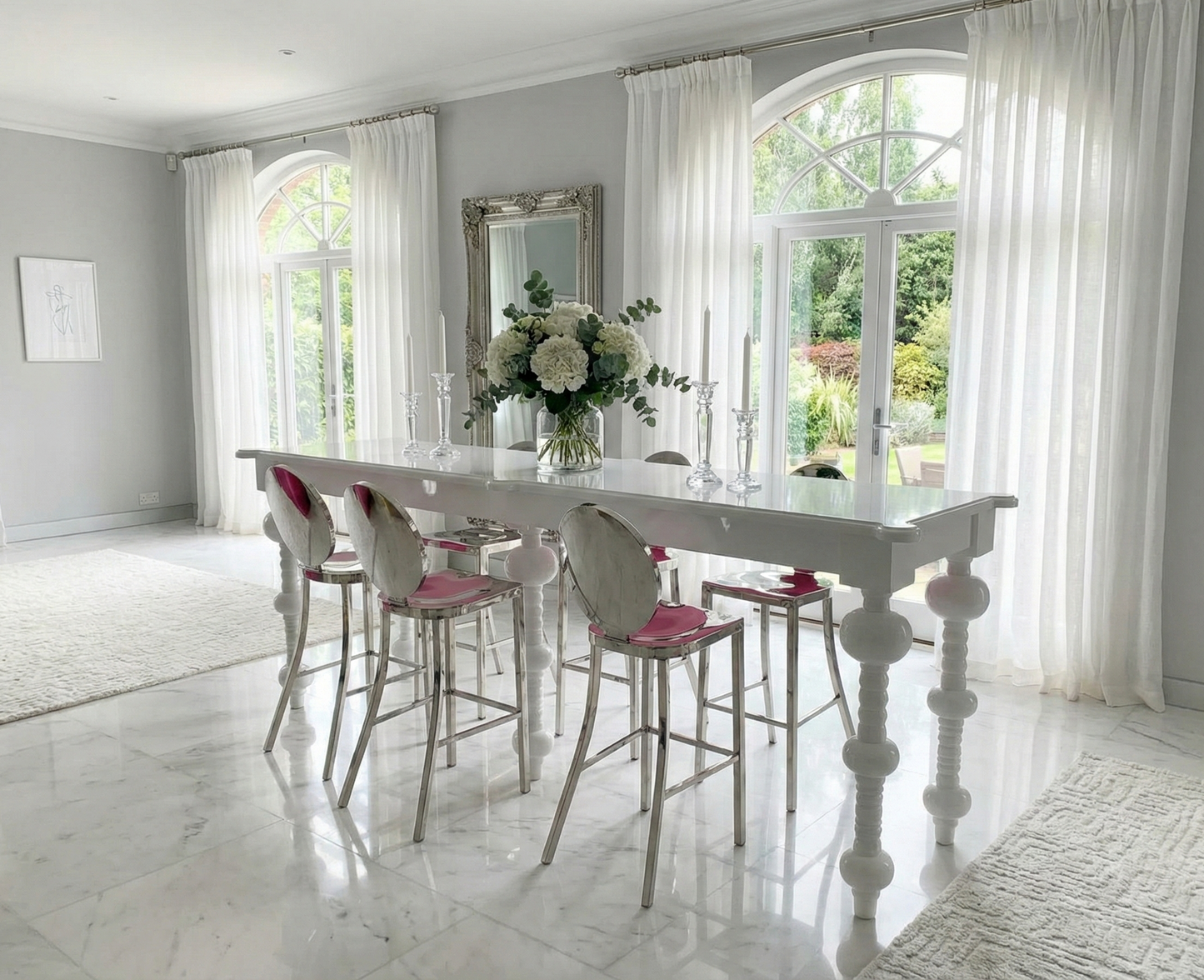 Mesa de comedor en teca a medida – AM-13959