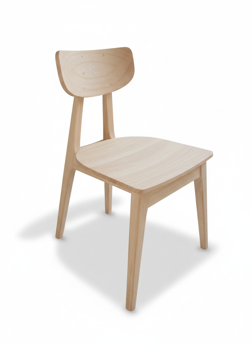Silla de madera colonial - AM-13759
