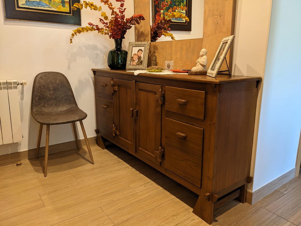 Aparador colonial asiático a medida teca AM80/91