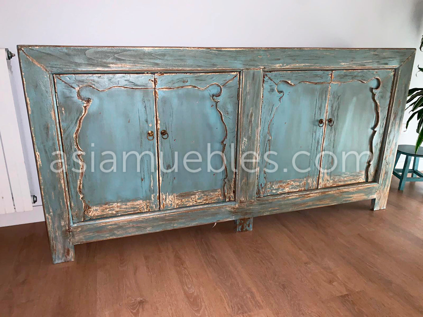 Aparador en teca estilo Indio Antik - AM-14180