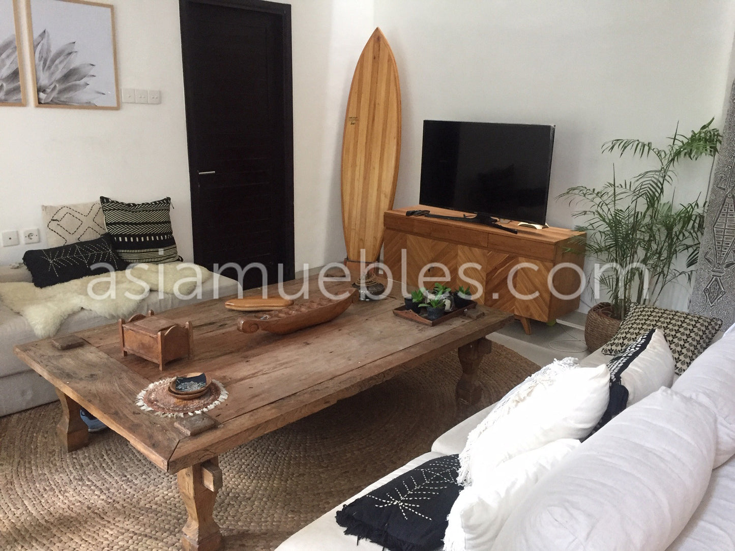 Mesa de centro teca a medida - AM-14573