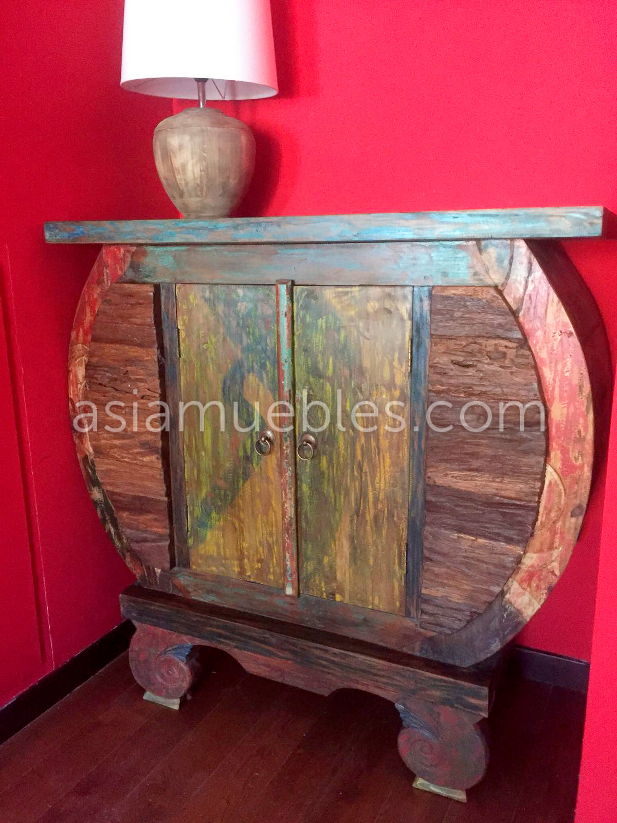 Aparador colonial-asiatico a medida - AM-14124