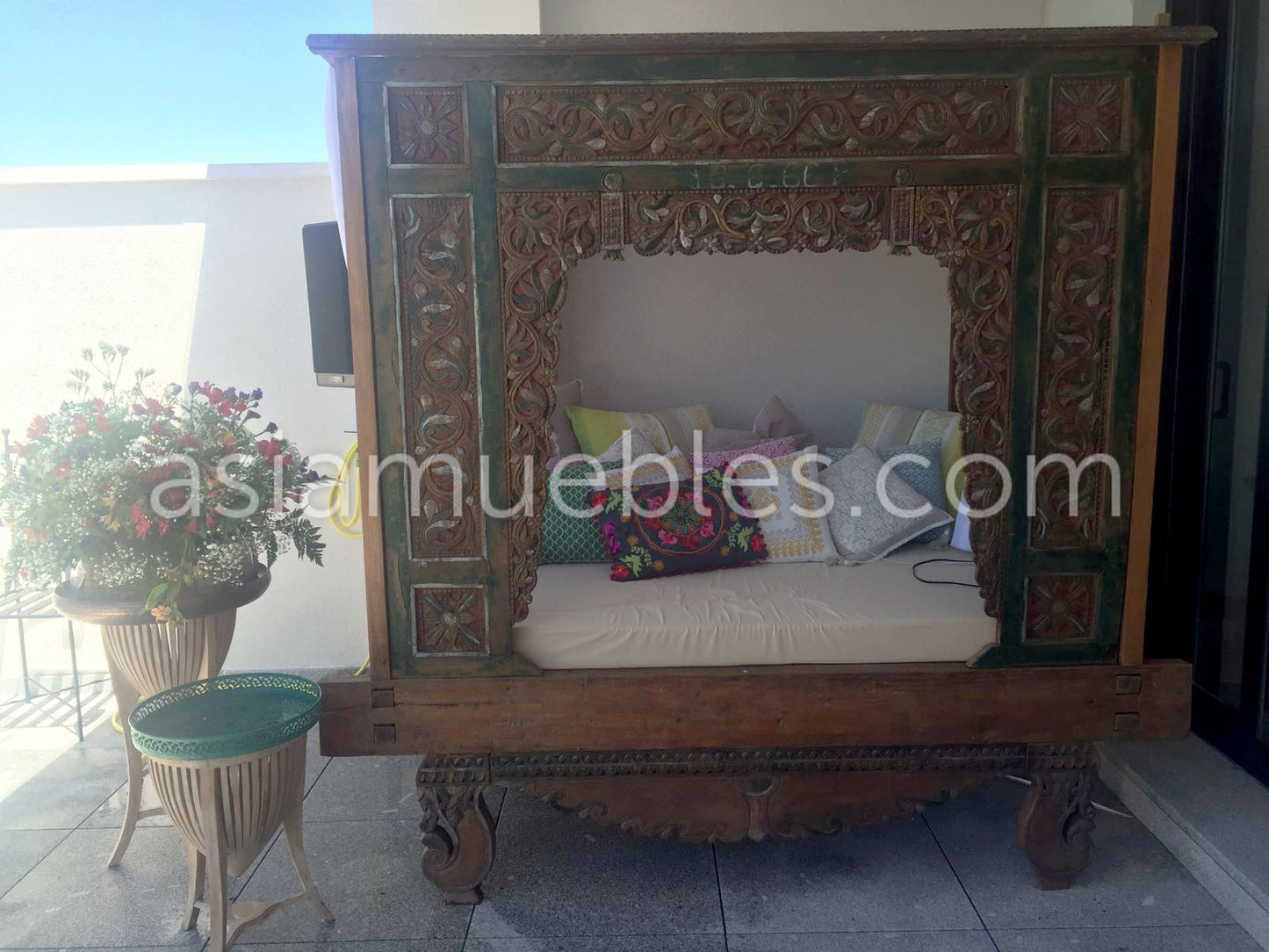 Cama Balinesa a medida - AM-20087