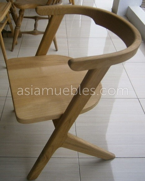 Silla de comedor en madera de teca - AM-13668