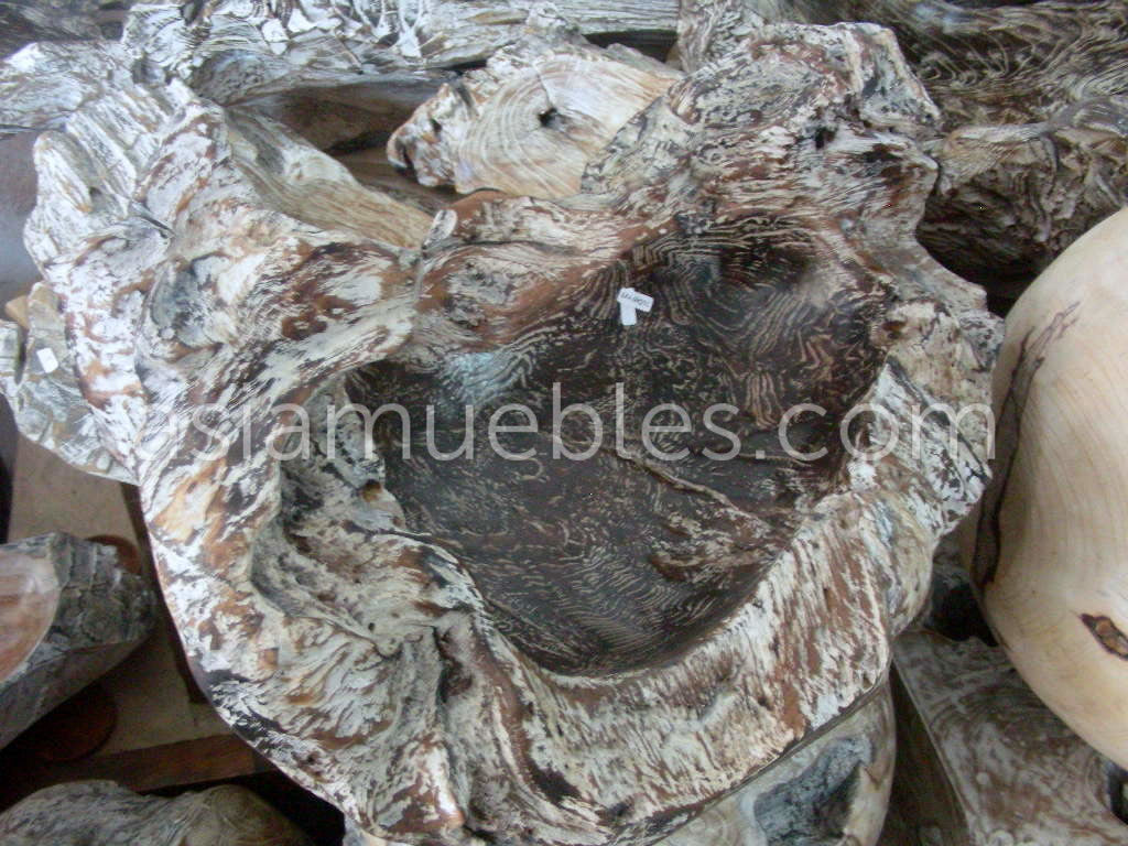 Jarrones Madera – Fibra Natural