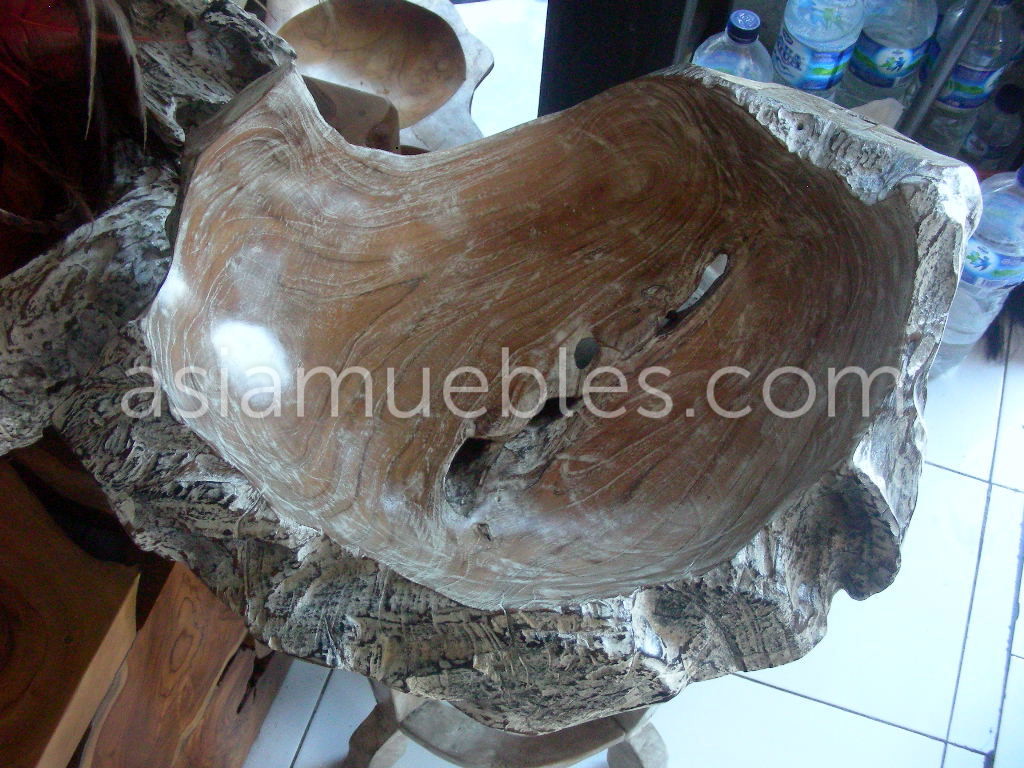 Jarrones Madera – Fibra Natural