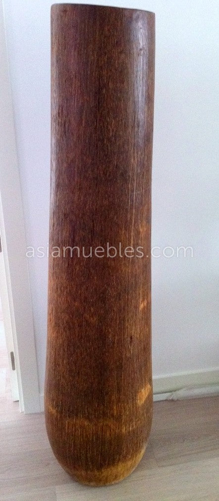 Jarrones Madera – Fibra Natural