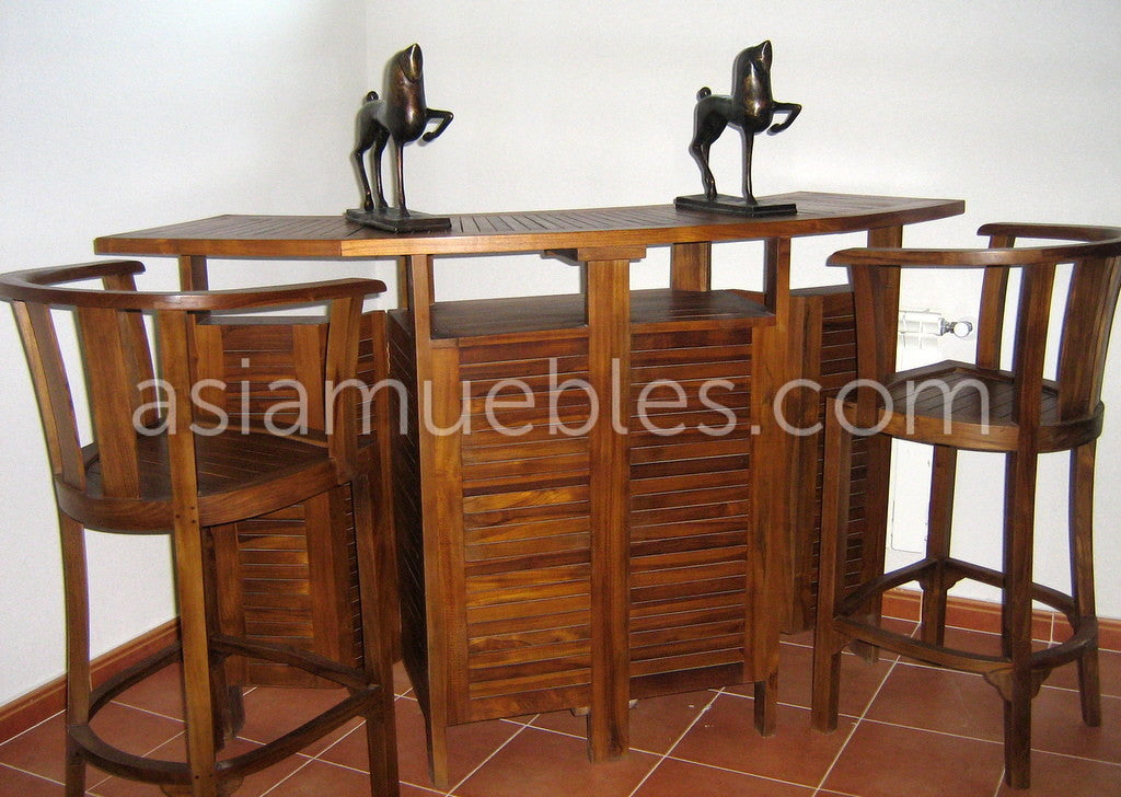 mueble bar asiatico colonial