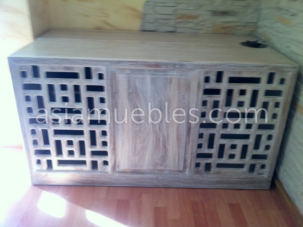 mueble bar asiatico colonial