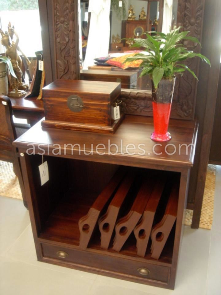 mueble bar asiatico colonial