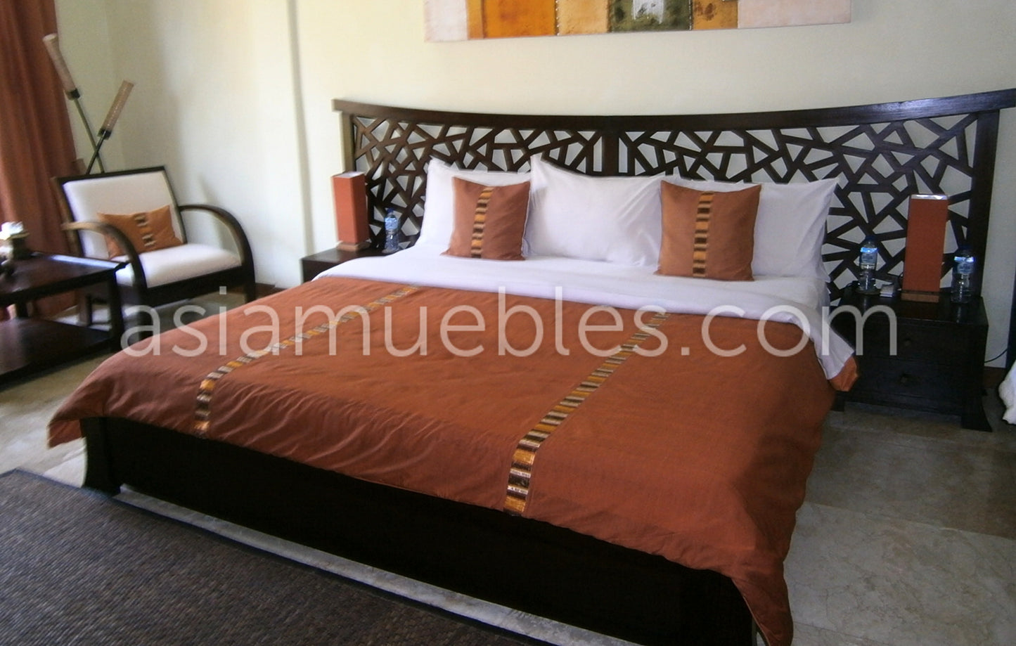 camas asiaticas coloniales