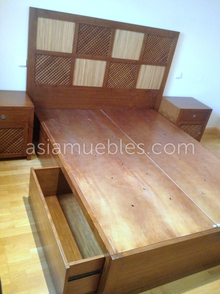 camas asiaticas coloniales