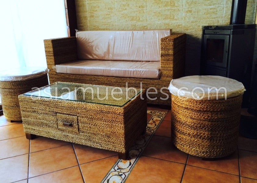 Muebles de jardín fibras naturales