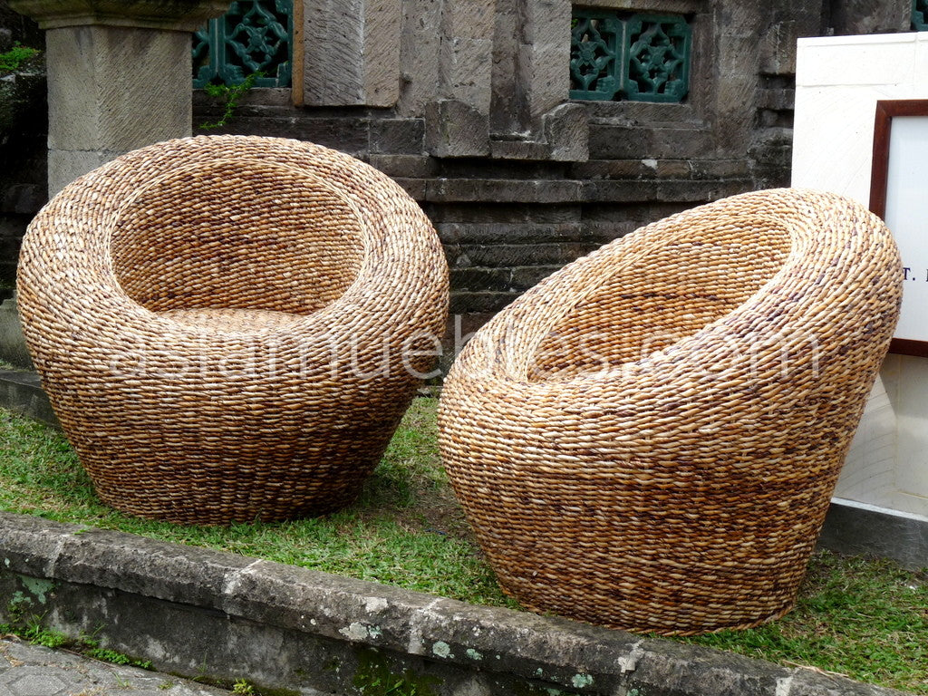 Muebles de jardín fibras naturales