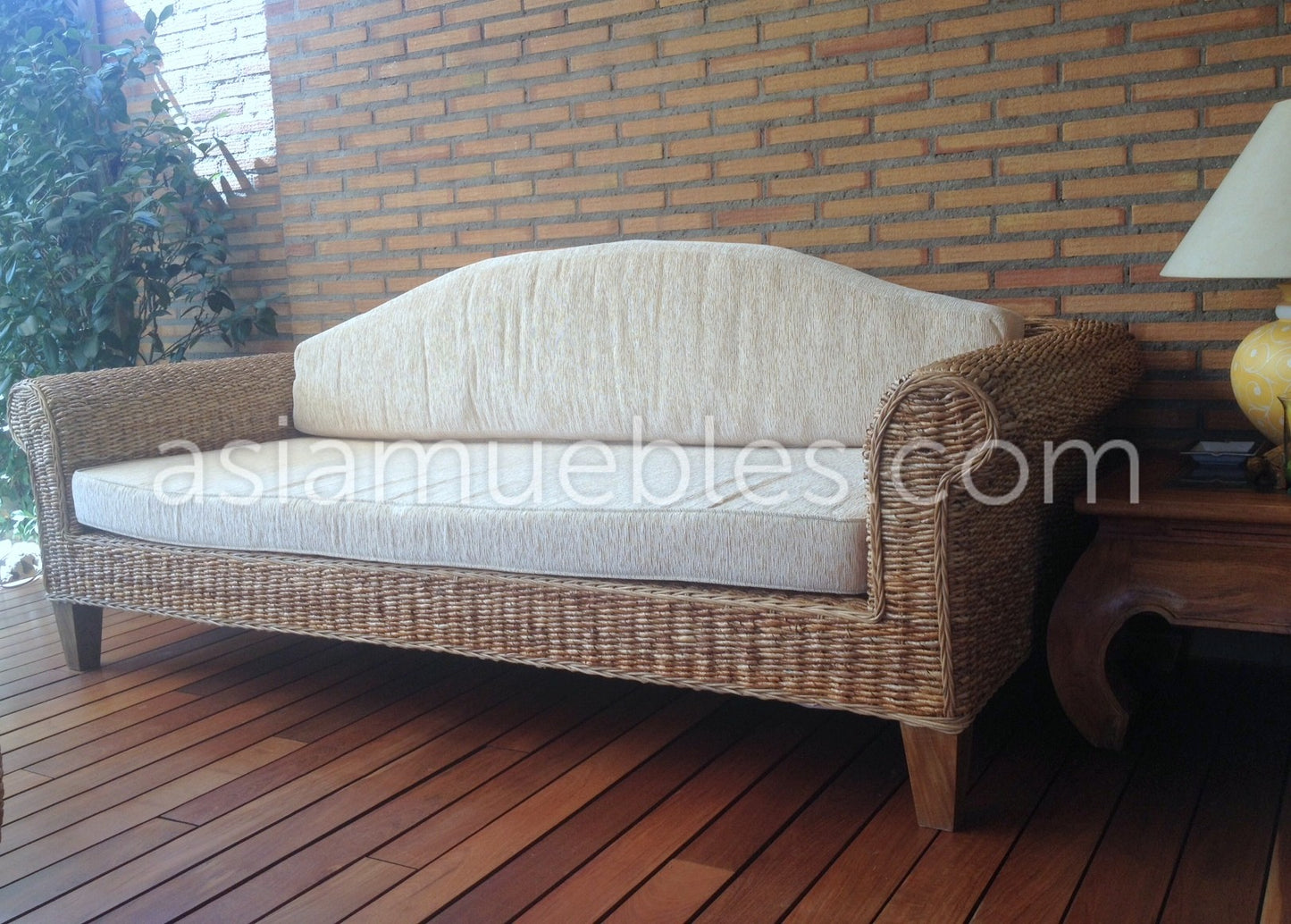 Muebles de jardín fibras naturales