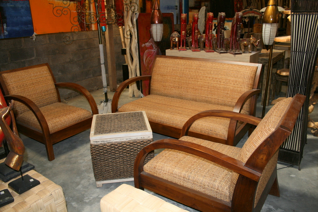 Muebles de jardín fibras naturales