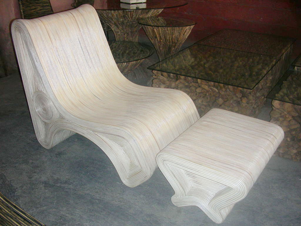 Muebles de jardín fibras naturales