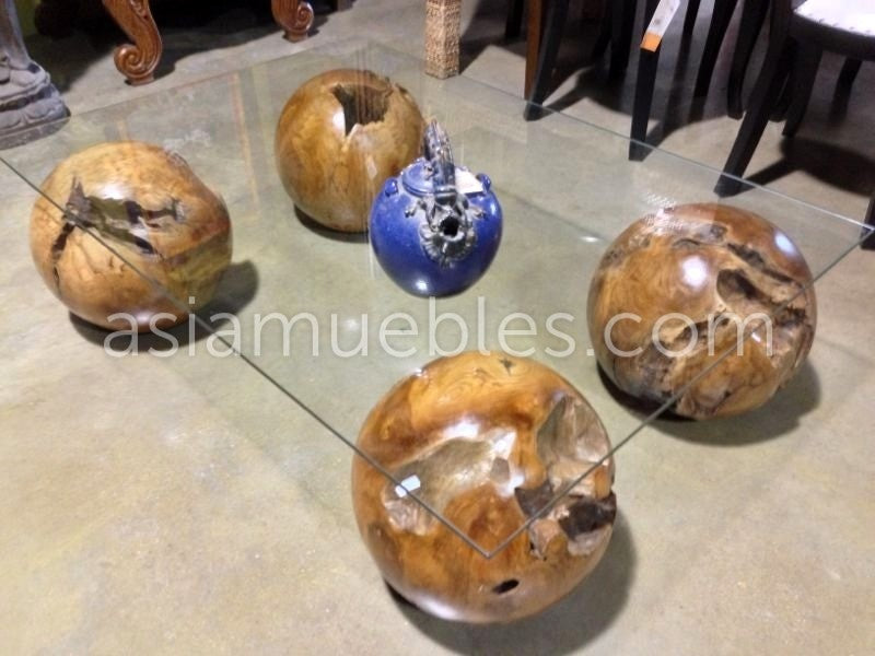 mesas centro asiaticas coloniales