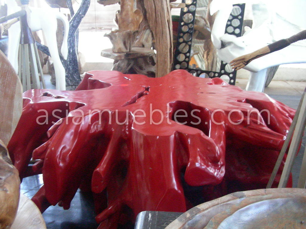 mesas centro asiaticas coloniales