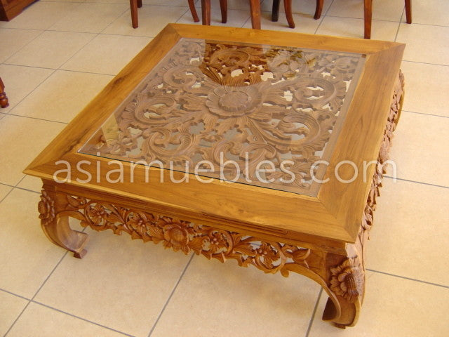 mesas centro asiaticas coloniales