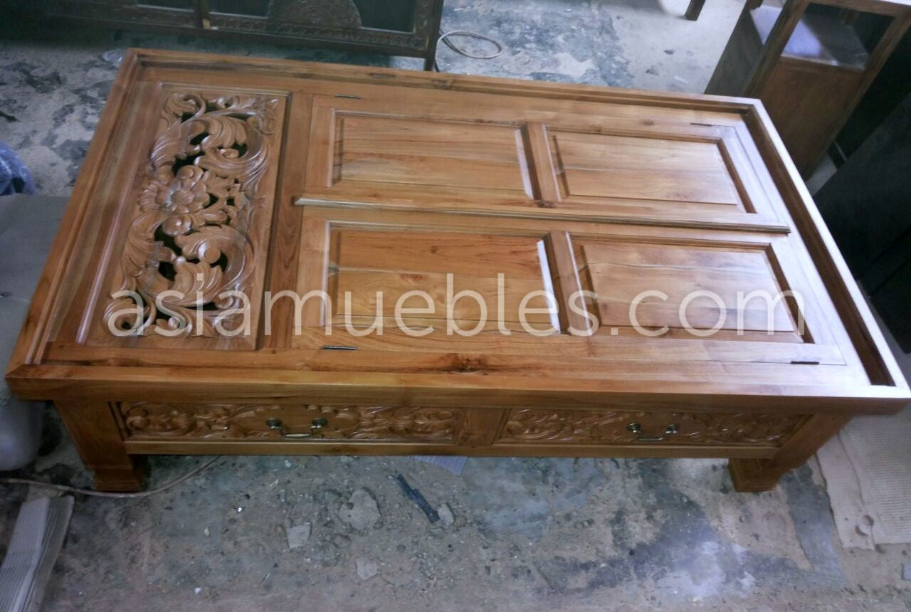 mesas centro asiaticas coloniales