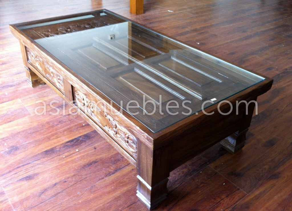 mesas centro asiaticas coloniales