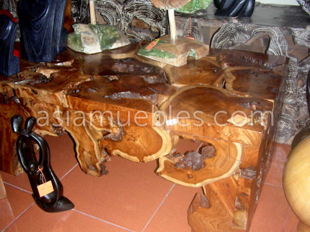 mesas centro asiaticas coloniales