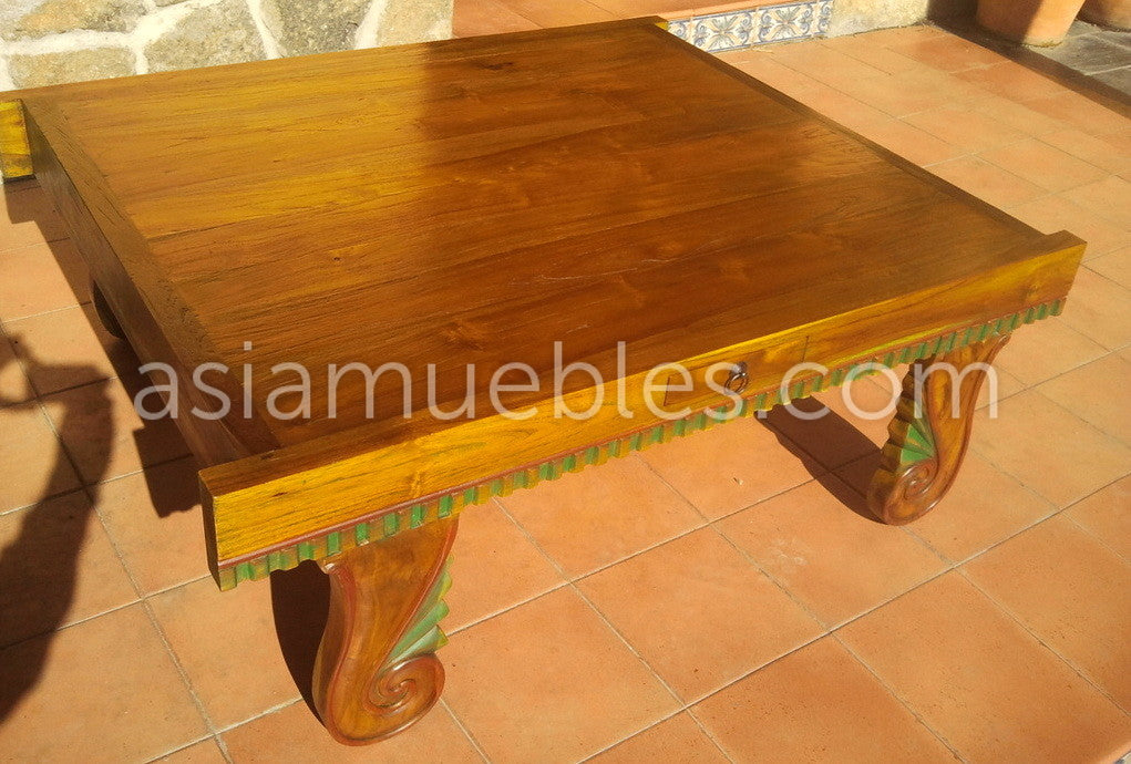 mesas centro asiaticas coloniales