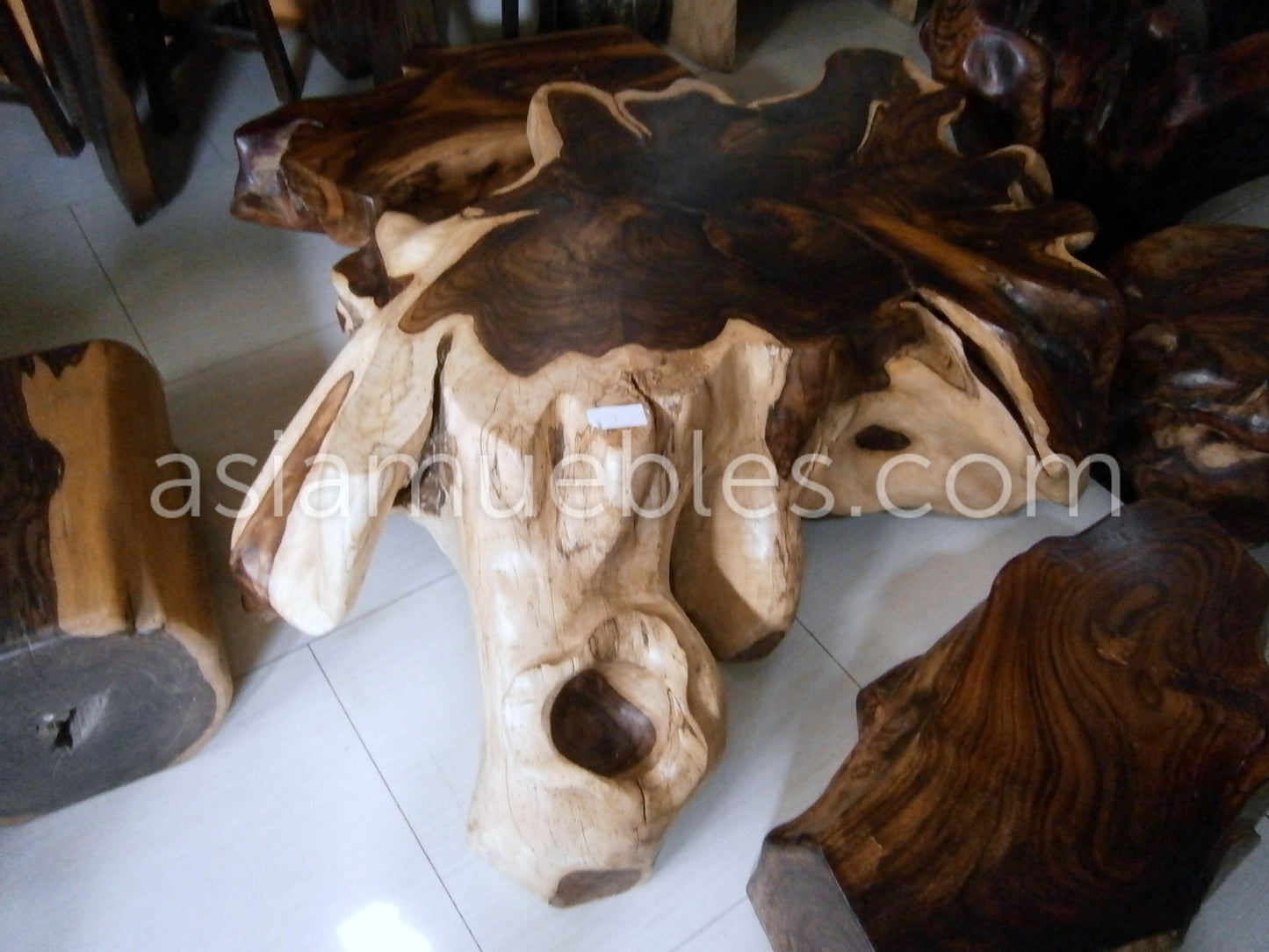 mesas centro asiaticas coloniales