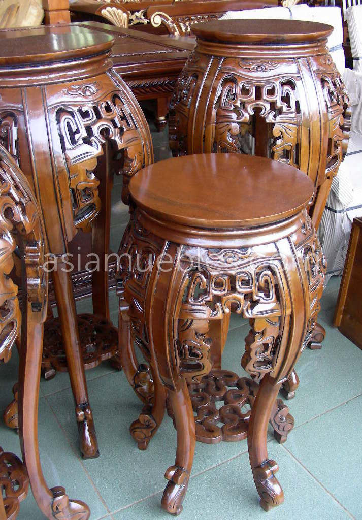 mesas centro asiaticas coloniales