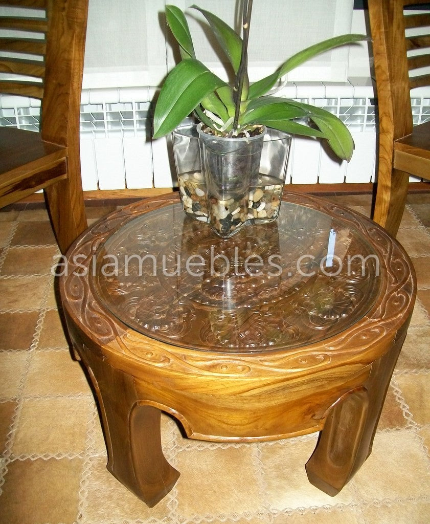 mesas centro asiaticas coloniales