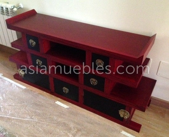 mesas tv asiaticas coloniales