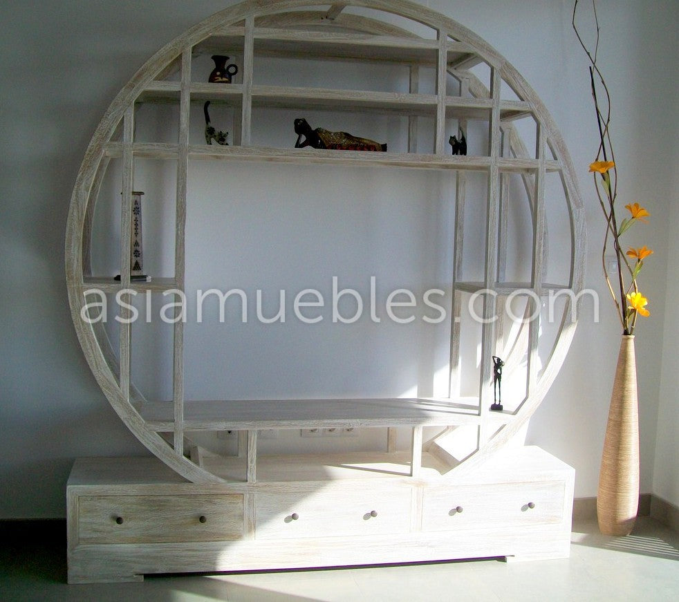 mesas tv asiaticas coloniales