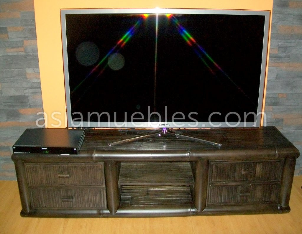 mesas tv asiaticas coloniales