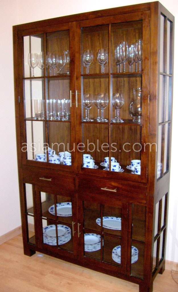 vitrinas asiaticas coloniales