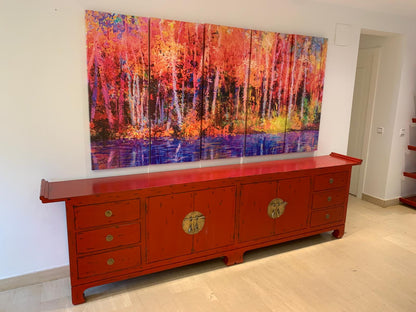 Aparador a medida en madera de teca AM-14155